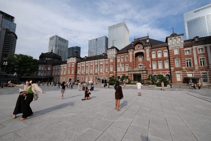 和と洋の両方にフォーカスを当てた、東京駅前広場及び行幸通りのプロジェクト事例